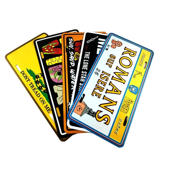 Plaques d'immatriculation amusantes